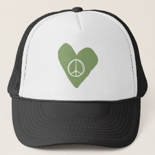 Peace Sign Heart Trucker Pet