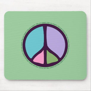 Peace Sign Mousepad Muismat