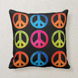 Peace Sign Pillow Kussen