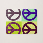 Peace Sign Pop Art Legpuzzel (Horizontaal)