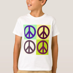 Peace Sign Pop Art T-shirt