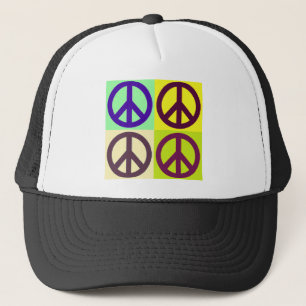 Peace Sign Pop Art Trucker Pet