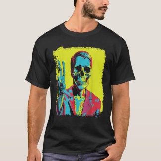 Peace Sign Skeleton T-Shirt