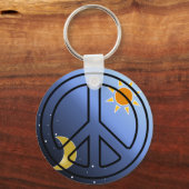 Peace Sign-Sleutelhanger Sleutelhanger (Voorkant)
