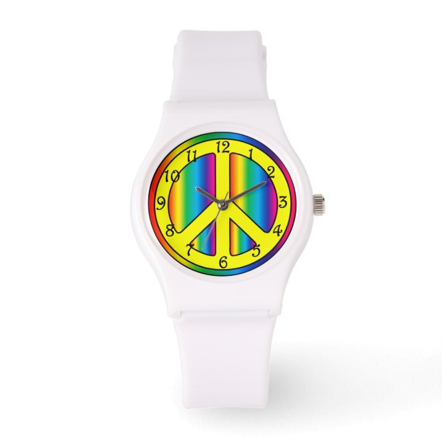 Peace Sign Watch Horloge (Voorkant)