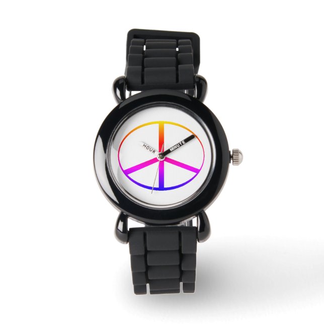Peace Sign Watch Horloge (Voorkant)
