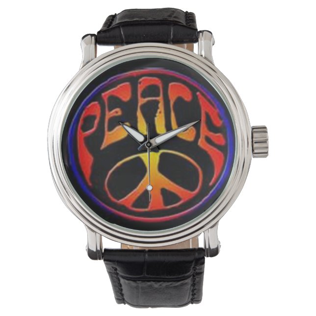 Peace Sign Watch Horloge (Voorkant)