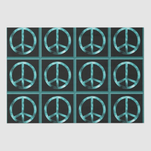 PEACE SIGN-weefselpapier Tissuepapier (Voorkant)