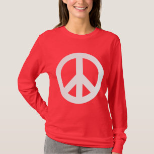 Peace Sign White T-shirt