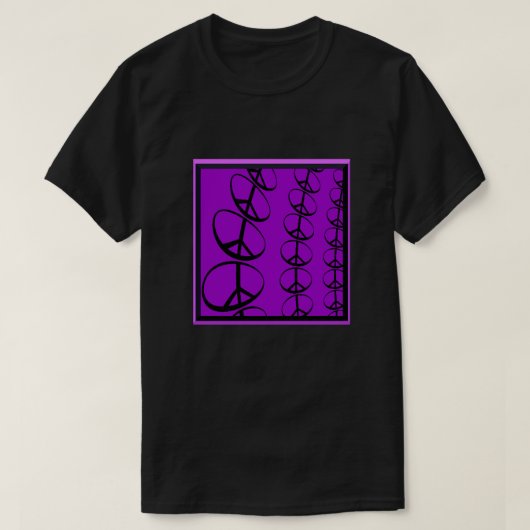 Peace Signs Fractal T-Shirt (Design voorkant)