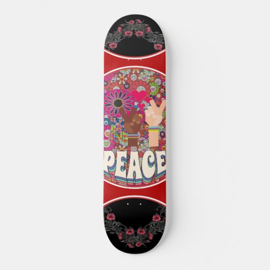 Peace-skateboard Skateboard (Voorkant)