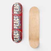 Peace-skateboard Skateboard (Voorkant)