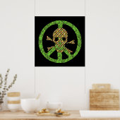 Peace Skull Poster (Keuken)