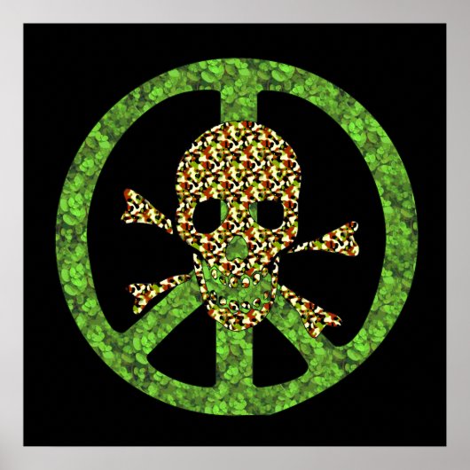 Peace Skull Poster (Voorkant)