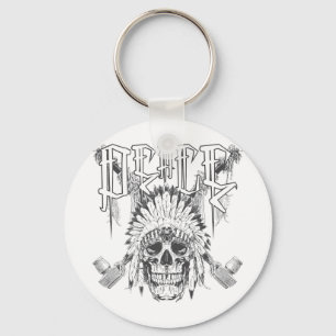 Peace Skull Sleutelhanger