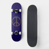 Peace Skulls Skateboard Design (Voorkant)