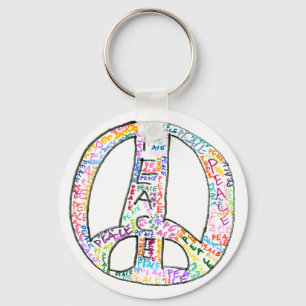 Peace Sleutelhanger