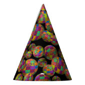 Peace Squares Balls Feesthoedjes (Links)