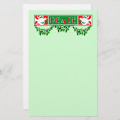 Peace Stationery Briefpapier (Voorkant / Achterkant)