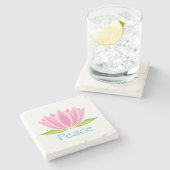 Peace Stenen Onderzetter (Zijkant)