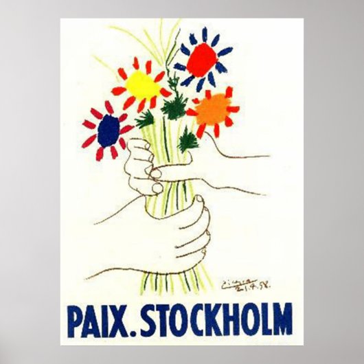 Peace Stockholm-poster Poster (Voorkant)