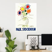 Peace Stockholm-poster Poster (Thuiskantoor)