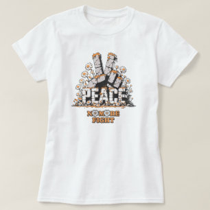 Peace Stone Flower  Inspirerend Quote T-shirt