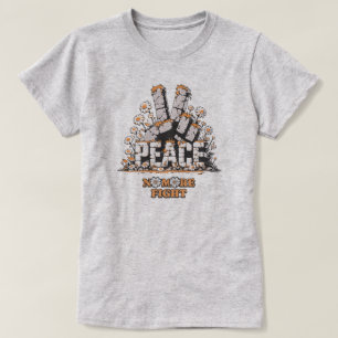 Peace Stone Flower  Inspirerend Quote T-shirt