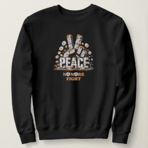 Peace Stone Flower  Inspirerend Quote Trui
