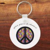 peace_stuk sleutelhanger (Voorkant)