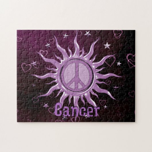 Peace Sun Cancer Legpuzzel (Horizontaal)