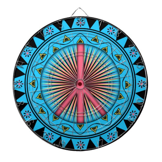 Peace ~ Sun Dartbord (Voorkant)