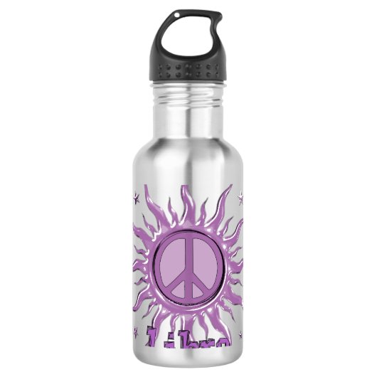 Peace Sun Libra Waterfles (Voorkant)