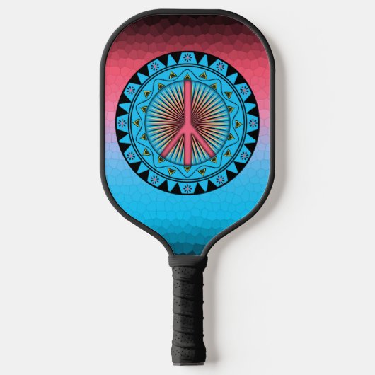 Peace ~ Sun Pickleball Paddle (Voorkant)
