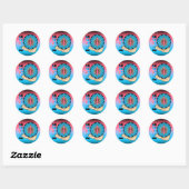Peace ~ Sun Ronde Sticker (Vel)