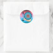 Peace ~ Sun Ronde Sticker (Tas)