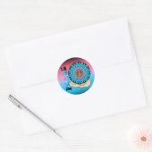 Peace ~ Sun Ronde Sticker (Envelop)