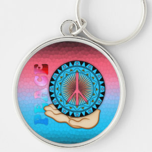 Peace ~ Sun Sleutelhanger