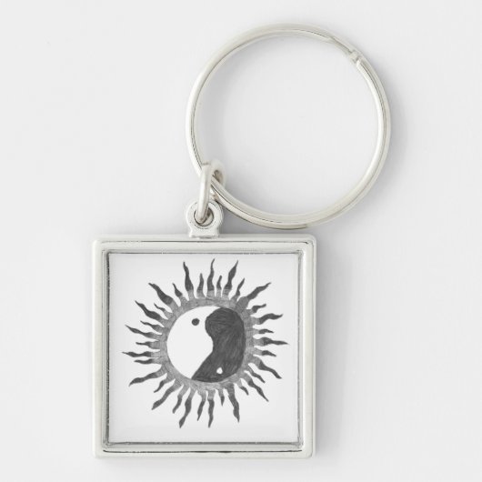 Peace Sun Sleutelhanger (Voorkant)