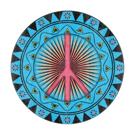 Peace ~ Sun Snijplank (Voorkant)