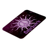 Peace Sun Steenbok Magneet (Linkerzijde)