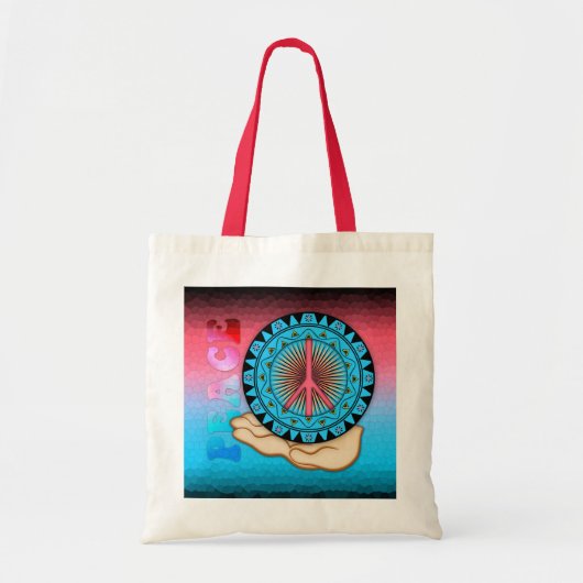 Peace ~ Sun Tote Bag (Voorkant)