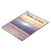 Peace Sunset Ocean Prayer Journal (Côté gauche)