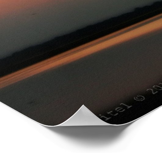 Peace Sunset Poster (Hoek)