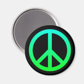 Peace Symbol Magnet Magneet (Voorkant / Achterkant)