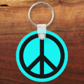 Peace Symbol Sjabloon Sleutelhanger (Voorkant)