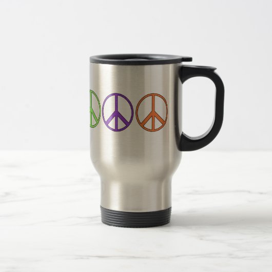 Peace Symbol Travel Mug Reisbeker (Rechts)
