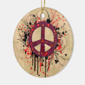  PEACE-SYMBOOL KERAMISCH ORNAMENT (Links)