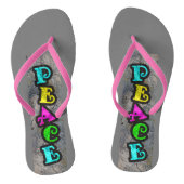 Peace Teenslippers (Voetbed)