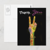 Peace - Thank You Briefkaart van SRF (Voorkant / Achterkant)